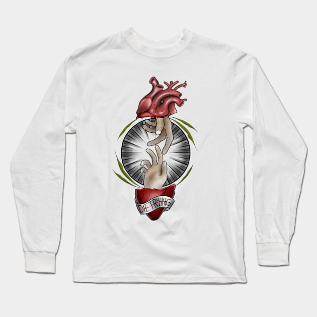 Die Trying Long Sleeve T-Shirt by DamnedSilence